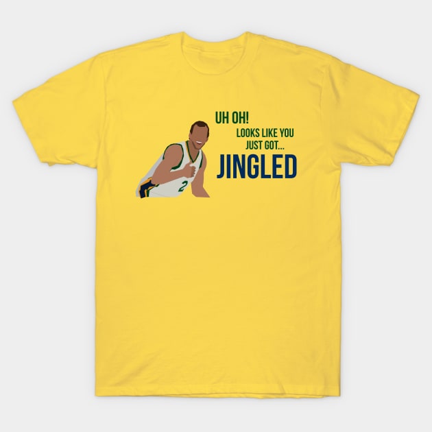 Joe Ingles - Jingled T-Shirt by xavierjfong